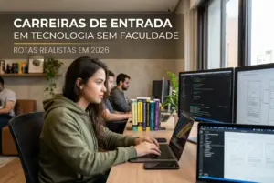 Carreiras De Entrada Em Tecnologia Sem Faculdade: Rotas Realistas Em 2026