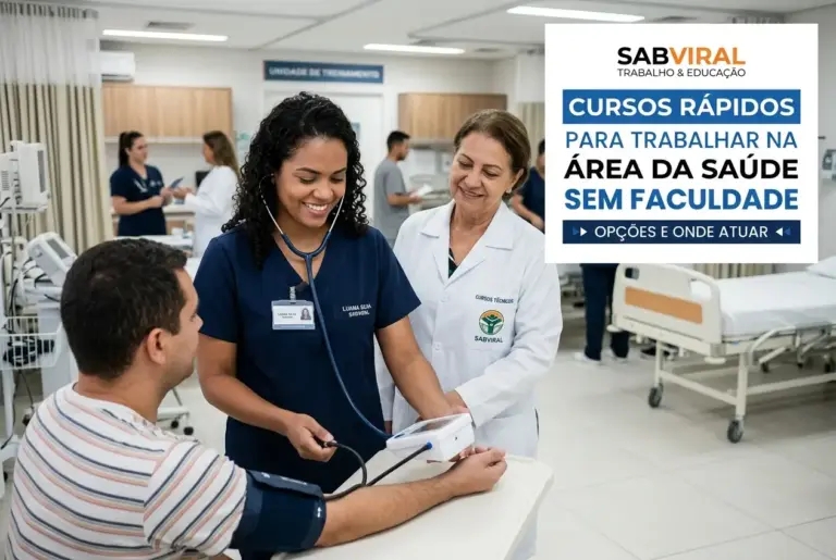 Profissionais de saúde no ambiente clínico atendendo pacientes