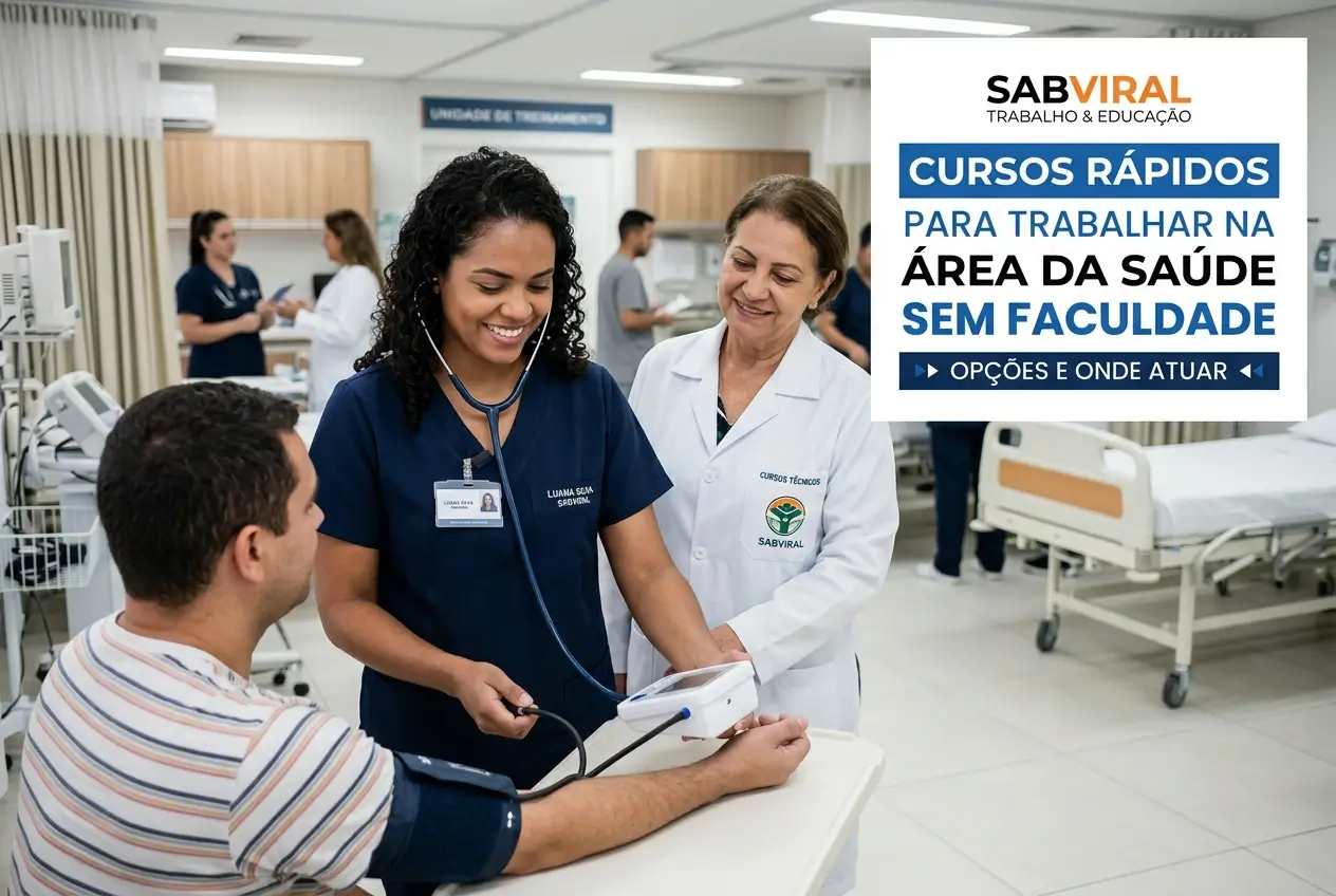 Profissionais de saúde no ambiente clínico atendendo pacientes